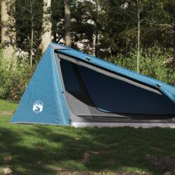 vidaXL Cort de camping tunel pentru 1 persoana, albastru, impermeabil (94609) Cort