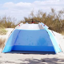 vidaXL Cort camping 4 persoane albastru azur impermeabil setare rapida (4005293) Cort