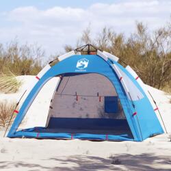 vidaXL Cort camping 4 persoane albastru azur impermeabil setare rapida (4005302) Cort