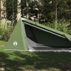 vidaXL Cort de camping tunel pentru 1 persoana, verde, impermeabil (94608) Cort