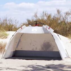 vidaXL Cort camping 4 persoane gri impermeabil setare rapida (4005295) Cort