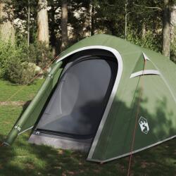 vidaXL Cort de camping pentru 3 persoane, verde, impermeabil (94600) Cort