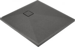 Deante Cadita dus compozit slim patrata antracit 80x80 cm Deante Correo Square (KQR_T42B)
