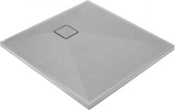 Deante Cadita dus compozit slim patrata gri 80x80 cm Deante Correo Square (KQR_S42B)