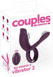 Couples Choice - вибриращ пенис ринг с дистанционно - акумулаторен - лилав