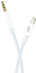 XO cable audio NB-R211A Lightning - jack 3, 5mm 1, 0 m white-blue (NB-R211A)