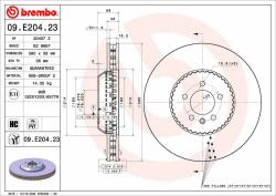 BREMBO féktárcsa BREMBO 09. E204.23 (09.E204.23)
