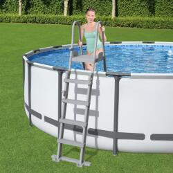 vidaXL Bestway scară de siguranță piscină cu 4 trepte flowclear, 132 cm (93325)