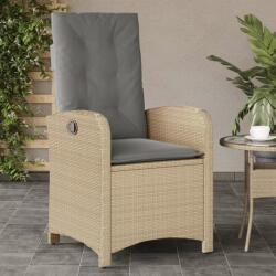 vidaXL Vegyes polyrattan dönthető kerti szék párnákkal (365165)