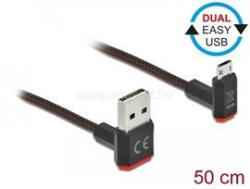 Delock EASY-USB 2.0 kábel A-típusú csatlakozódugó - EASY-USB Micro-B típusú csatlakozódugó (DL85265) (DL85265)