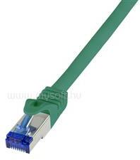 LogiLink Patch kábel Ultraflex, Cat. 6A, S/FTP, zöld, 1 m (LOGILINK_C6A035S) (LOGILINK_C6A035S)