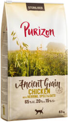 Purizon 2x6, 5kg Purizon Adult Sterilised csirke & hal - ősgabona száraz macskatáp