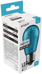 Avide Dekor Led Filament Fényforrás 1W E27 Kék (ABDLS44F-1W-B) - lumtech