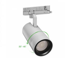 SpectrumLED 19-42W 3000K COB 20°/ 45° szürke sínes lámpa SpectrumLED (SP SLI033030WW_PW)