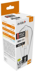 Avide Led Filament St58 4.9W E27 Nw 4000K Super High Lumen (ABLFST58NW-4.9W-SHL)