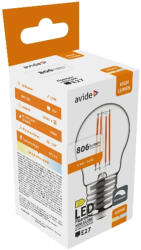 Avide Led Filament Mini Globe 5.9W E27 Nw 4000K Fényerőszabályozható (ADLFMG27NW-5.9W)