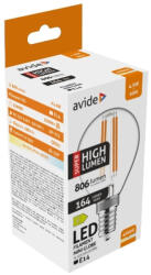 Avide Led Filament Mini Globe 4.9W E14 Nw 4000K Super High Lumen (ABLFMG14NW-4.9W-SHL)