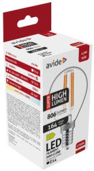 Avide Led Filament Mini Globe 4.9W E14 Ww 2700K Super High Lumen (ABLFMG14WW-4.9W-SHL)
