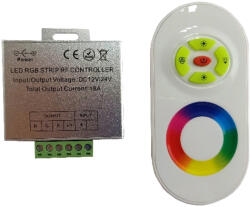 AVIDE Led Szalag 12-24V 216W Rgb 5 Gombos Rf Érintőpaneles Távirányító És Vezérlő (ABLS12V5TKRGB-216W-RFC)