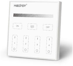 AVIDE Led Szalag 12-24V Fényerőszabályzó 4 Zónás Rf Beépíthető /Ac180-240V/ Érintőpaneles Távirányító (ABLS12VTPRDIMM-RFC-4Z)