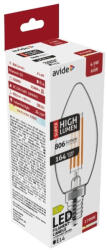 Avide Led Filament Candle 4.9W E14 Ww 2700K Super High Lumen (ABLFC14WW-4.9W-SHL)