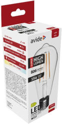 Avide Led Filament St58 4.9W E27 Ww 2700K Super High Lumen (ABLFST58WW-4.9W-SHL)