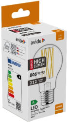 Avide Led Filament Globe 3.8W E27 Nw 4000K Super High Lumen (ABLFG27NW-3.8W)