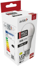 Avide Led Globe A60 4.9W E27 Ww 3000K Super High Lumen (ABG27WW-4.9W)