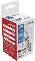 Avide Halogén Classic Mini 18W E14 2000H (AHMG14WW-18W) - lumtech