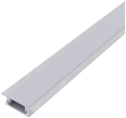 AVIDE Alu Profil "U" 15.2X7.8Mm Süllyeszthető Füstös Búrával 1M (AAP-UR-1M-S-FR)