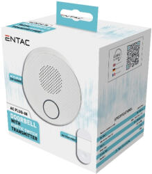Avide Entac Hálózati Ajtócsengő, Árramforrást Nem Igénylő IP44 Adókészülékkel (EDB-AC-44-K)