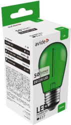Avide Dekor Led Filament Fényforrás 1W E27 Zöld (ABDLS44F-1W-G) - lumtech