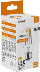 Avide Led Filament Globe 9W Fényerőszabályzós E27 Nw 4000K (ABLFG27NW-9W-D) - lumtech