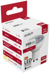 Avide Led Spot Alu+Plastic 7W Gu10 36° Ww 3000K (ABGU10WW-7W-NBA)