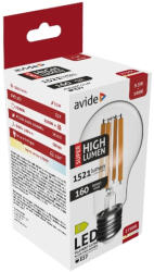 Avide Led Filament Globe 9.5W E27 A60 Ww 2700K Super High Lumen (ABLFG27WW-9.5W-SHL)