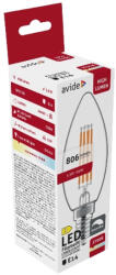 Avide Led Filament Candle 5.9W E14 Ww 2700K Fényerőszabályozható (ADLFC14WW-5.9W)