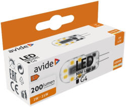 Avide Led 2W G4 Nw 4000K Fekvő (ABG4NW-2W-B) - lumtech