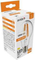 Avide Led Filament Globe 12W E27 A70 180° Nw 4000K High Lumen (ABLFG27NW-HL-12W) - lumtech