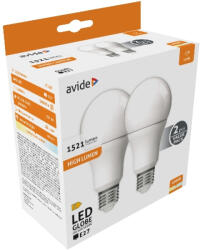 Avide Led Globe Twin Pack A60 13W E27 Nw 4000K (ABG27NW-13W-APTP)