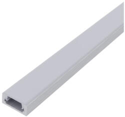 AVIDE Alu Profil "U" 15.9X7.8Mm Falon Kivüli Füstös Búrával 1M (AAP-N-1M-S-FR)