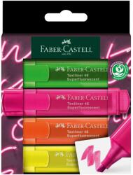 Faber-Castell Textmarker Faber-Castell Gen Z Superfluoreszcens, kartondoboz, 4 db/szett (FC254600)