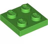 LEGO® 3022c36 - LEGO élénk zöld lap 2 x 2 méretű (3022c36)