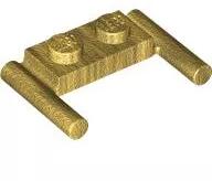 LEGO® 3839bc115 - LEGO gyöngyház arany lap 1 x 2 méretű, két fogantyúval (3839bc115)