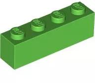 LEGO® 3010c36 - LEGO élénk zöld kocka 1 x 4 méretű (3010c36)