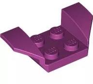 LEGO® 41854c71 - LEGO magenta sárhányó szárnyakkal, 2 x 4 méretű (41854c71)