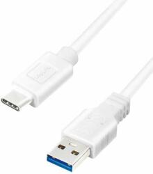 LogiLink Cablu Logilink USB 3.2 Gen1 Type-C, C/M-USB-A/M, alb, 2 m (CU0176)