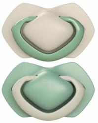 Canpol Babies Symmetrical Silicone Soother Pure Color 6-18m 2pcs. 22/656_bei Bej