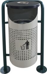 Horecano G-Кош стационарен СИВ Ø36xh91cm (96932-G)(две части) (0185113)