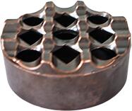 Horecano Ветроустойчив алуминиев пепелник Ø9.3xh4cm МЕД (0191498)