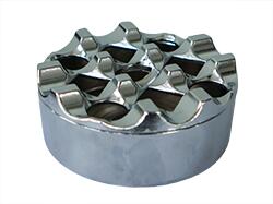 Horecano Ветроустойчив алуминиев пепелник Ø9.3xh4cm ХРОМ (0191497)